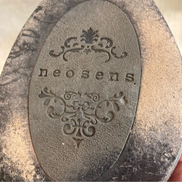 NEOSENS Sz 38  Rococo Steampunk Style Funky Heels Buckles Zipper Side Booties - Picture 10 of 12